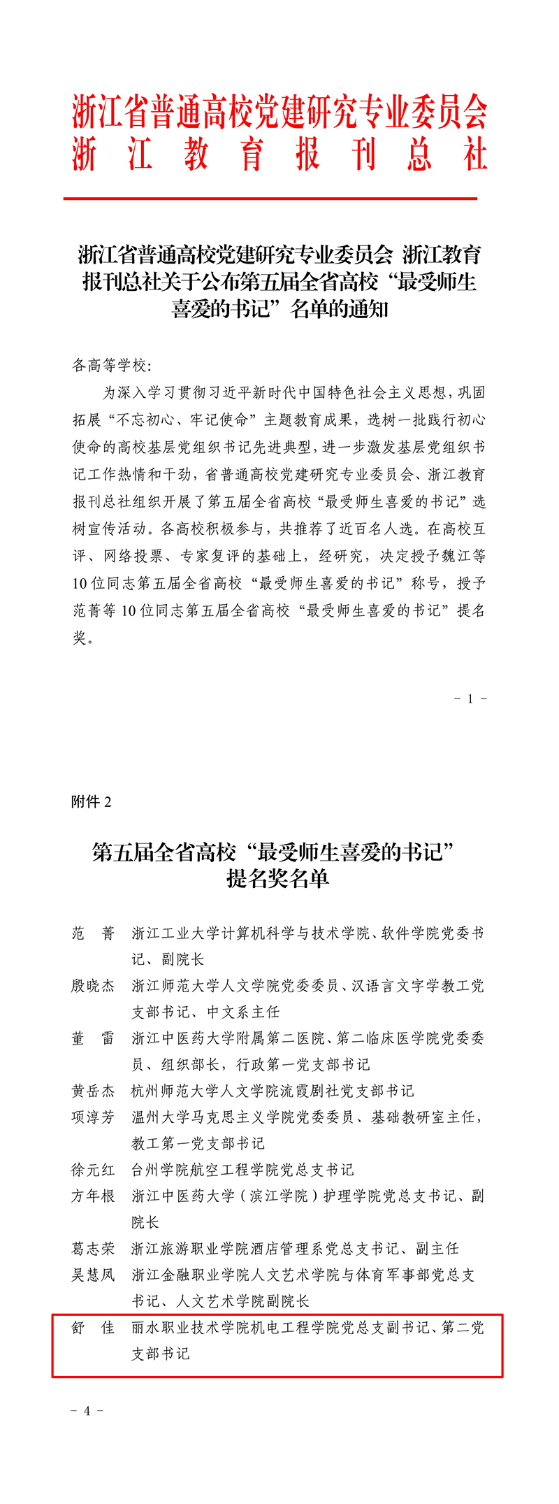 第五届全省高校“最受师生喜爱的书记”提名奖——舒佳（800）1.jpg